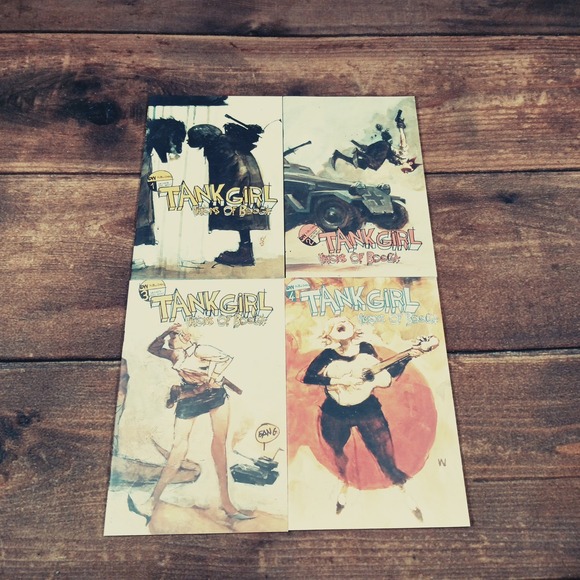 Tank Girl Visions of Booga Comic Book Set Issues #1, #2, #3, #4 IDW - Picture 1 of 6